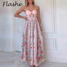 Elorune Boho Floral Maxi Dress – Sun-Kissed Beadwork for Your Wildest Holiday