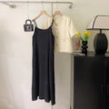Elorune Pleated Midi Dress – Timeless Knit Elegance for Every Season